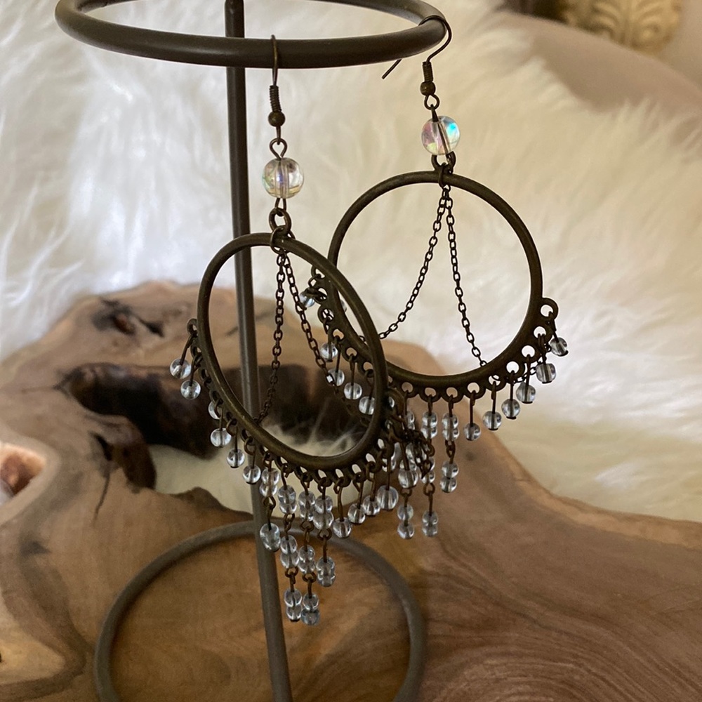 Chandelier Hoop Earings